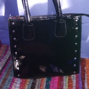 Black Studded Women's Handbag